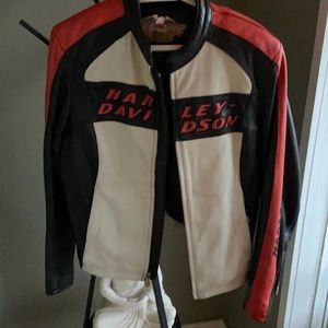 Harley Davidson  leather ladies riding jacket